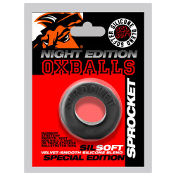 Oxballs Cockring Sprocket Night Edition Noir